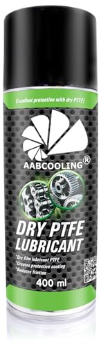 AABCOOLING Lubrifiant Sec PTFE 400 ml - Huile et Lubrifiant Multifonction Offrant une Protection Durable, un Film Antifriction Propre et Résistant, Moto, Mécanismes de Précision et Pièces Sensibles