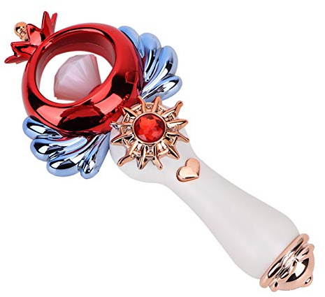 Taidda Jouet de Bâton de Bulle de Baguette de Fée de Princesse avec Lumière et Musique pour Les Petites Filles, Bâton de Fée Magique pour Enfants Non Toxique et Durable pour Les Enfants