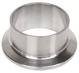 Tri morsetto con ghiera saldata sanitaria in acciaio inossidabile 304 - Dimensioni versatili da 1,5 a 6(76mm)