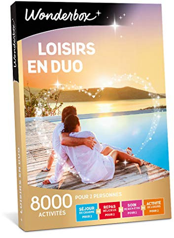 Wonderbox Loisirs en Duo - Coffret Cadeau Idée Cadeau Multi Activités