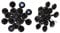 KONPLOTT Ohrstecker Magic Fireball Messing