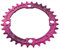 Race Face Plato Individual Estrecho Ancho 104x36 púrpura RNW104X36PUR, Morado, 104 x 36T, Unisex Adulto, Negro, Talla Única