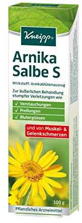 Kneipp Arnika Salbe S Spar-Set 2x100g. Zur äußerlichen Behandlung stumpfer Verletzungen wie Verstauchungen, Prellungen, Blutergüssen und von Muskel- & Gelenkschmerzen