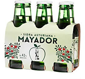 Sidra espumosa Mayador PACK 24 botellas x 25cl