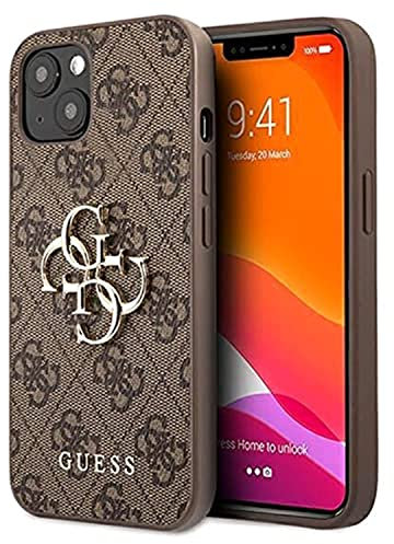 Guess GUHCP13M4GMGBR hülle für iPhone13 6,1 braun 4G Big Metal Logo