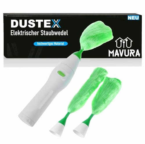 DUSTEX, Scopa Elettrica Spolverino Togli Polvere Raccogli Polvere, per la Pulizia