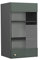 Vicco Küchenglasschrank Fame-Line, Glashängeschrank, Grün-Gold Landhaus/Anthrazit, 40 cm