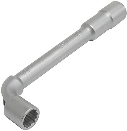 AERZETIX - C64817 - Clé à pipe débouchée 10 mm à 6 pans - longueur 130 mm - accessoire auto serrage assemblage desserrage mécanique outillage à main - en acier Cr-V - couleur argent