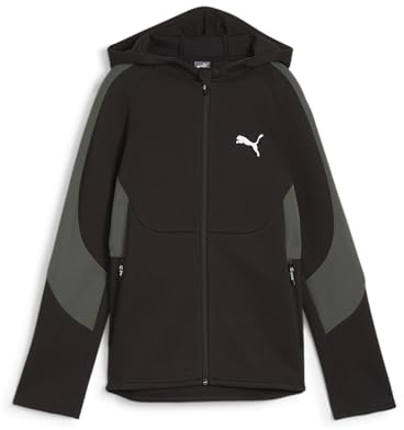 Puma Jungen Evostripe Full-Zip Hoodie Dk B Sweatjacken (1er Pack)