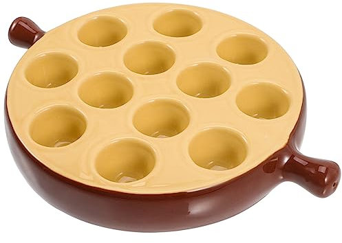 Toddmomy Assiette Escargot Plat De Service Pour Escargots Design Pratique Avec Fond Antidérapant Pour Cuisine Et Restaurants