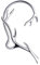 GALPADA 1pc Simple Branch Earrings Metal Trim Silver Dangly Earrings for Women Earings for Women Ear Cuffs Tree Branch Cuff Earrings Ear Wrap Crawler Ear Ring Ear Clip Chic Ear Clip Unique