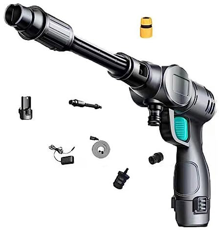 Pressure Washer Lavadora Alta pressão Lavadora de Autos sin Cable Lavadora autocebante Multifuncional con Manguera, Lata de Aerosol de Espuma