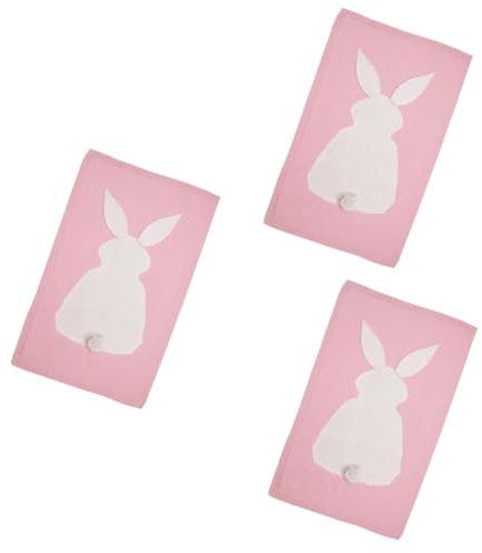 HEMOTON 3 Stk Babydecke matratze babymatratze krabbelmatte luftkissen luftmatte gaming mat gestrickte Decke Strickdecke für Babys Strickdecke Decke dreidimensional Bettdecke Kind Rosa