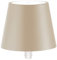 Zafferano, Lampada Poldina Stopper, Lampada per Bottiglia Ricaricabile e Senza Fili con Controllo Touch, Adatta per Salotto ed Esterni, Dimmer, 2200-3000 K, Altezza 11 cm, Colore Sabbia