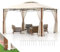 RELAX4LIFE Tonnelle de Jardin Exterieur avec 4 Moustiquaires Zippées, Barnum 3,6x3 M avec Double Toit, Cadre en Métal, Sangles, Crochets, Tente de Réception pour Terrasse Cour Pelouse
