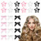 12 Stück Stern Haarspangen Mädchen,Mabor Stern Haarschleifen Mädchen 3 Farben Star Haarspangen Kawaii Hair Clips Y2k Haarschmuck Haarclips Damen Y2k Hair Accessories Metall für Frauen