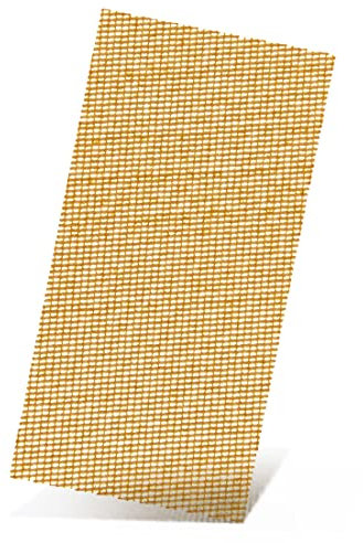 MENZER Ultranet Klett-Schleifgitter, 230 x 115 mm, f. Schwingschleifer, Weißes Edelkorund (25 Stk.) K40