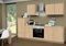 idealShopping GmbH Küchenblock ohne Elektrogeräte Classic 270 cm in Sonoma Eiche Nachbildung