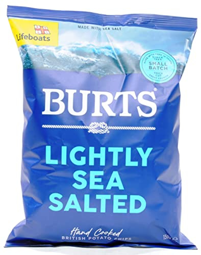 Burts Potato Chips (Sea Salt 4 x 150g)