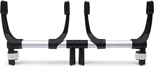 Bugaboo Autokindersitz-Adapter für Donkey Kinderwagen in Twin-Konfiguration, einfaches Click-and-Go-System, Schwarz