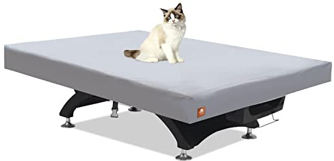 ClawsCover 2,4 m Billardtisch-Abdeckung, strapazierfähig, wasserdicht, für drinnen und draußen, für alle Jahreszeiten, Sonne, Regen, Schnee, Staub, 600D Polyesterstoff, Snooker, Terrasse, Möbel,