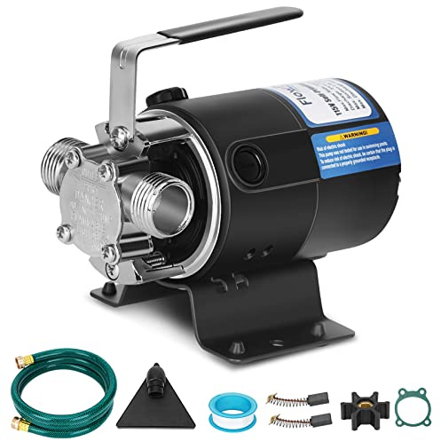 FLOWPAC Water Pump 1/10 HP 330 GPH 115V Water Transfer Pump Black
