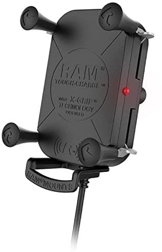 Attacco x-grip RAM-MOUNT Tough-Charge RAM-HOL-UN12WB con ricarica wireless impermeabile