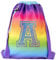 Fringoo - Kids Personalised Drawstring Bag | Perfect School, PE Kit, Swimming or Sports Kit Bag | Includes 1.5cm Straps - Rainbow Glitter