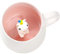 Licorne mignonne Tasse en céramique Unique Peinte à la main Nouveauté Tasses animaux 3D, Personnalisé Chocolat thé Lait Tasses, pour les mariages, Anniversaires, amoureux de la licorne Femmes Filles