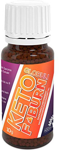 Adema Natural® KETO F BURN GLOBULI - Stoffwechsel - extrem schnell - hochwertige Inhaltsstoffe - 10g Inhalt