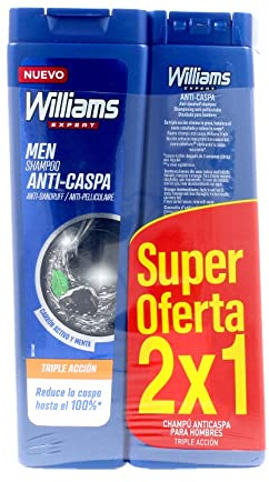 WILLIAMS EXPERT Williams Expert Shampooing Antipelliculaire 2x250ml