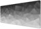 900 x 400 XXL Triangle Mouse Pad | Black and Grey Geometric