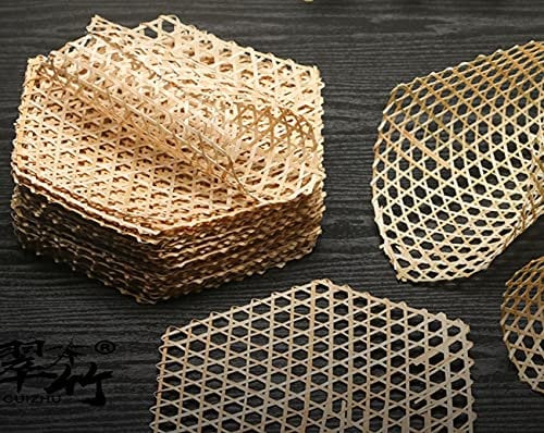 10Pcs Bamboo Reusable Steamer Liner Mat Non Stick Steamer Liner Mesh Mat for Dumplings Baking Pastry Dinning Table Heat Resistant Table Mat