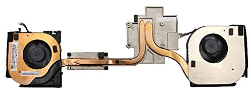RTDPART Ventilador y disipador de Calor para Ordenador portátil Lenovo ThinkPad P53 (Tipo 20QN, 20QQ) 02DM016 02DM017 Nuevo