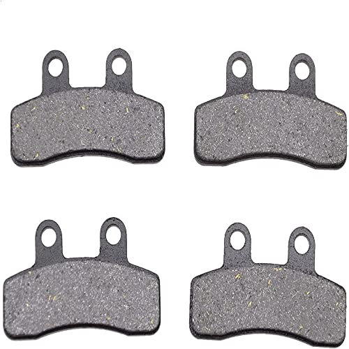 GOOFIT 2 Ensembles de Remplacement de Chaussure de plaquette de Frein à Disque de Moto pour 110cc 125cc Taotao Roketa Dirt Bike Pit Bike