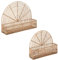 Atmosphera - 2er-Set Wandregale Wonder - Rattan - Beige