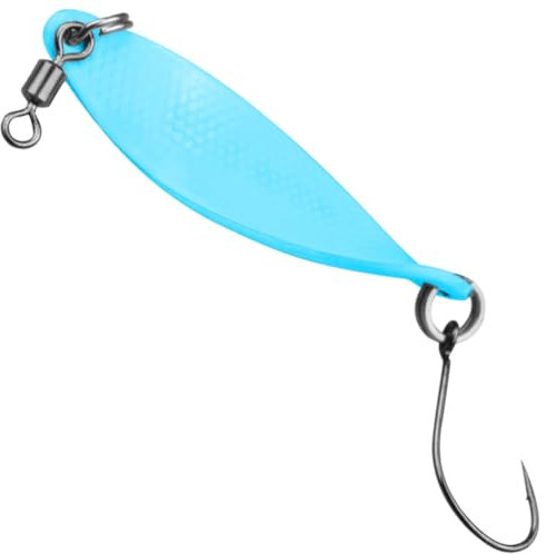FTM Spoons zum Forellenangeln Spoon WOB 3,2g 4cm, Farbe:blau/neon pink