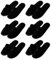 Teceyfeet 6 Paires de Pantoufles de Luxe Unisexes avec extrémité fermée pour Un Spa, Un invité d'honneur, Un hôtel et Un Voyage Unisexe