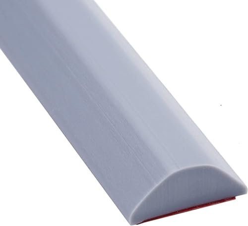 DYHYUH Soglia Doccia Pieghevole, diga Doccia Water Stop, barriera Doccia, Supporto Adesivo in Un Unico Pezzo, separazione Umido/Asciutto, Mantiene l'acqua all'Interno della soglia (85cm,Grigio)