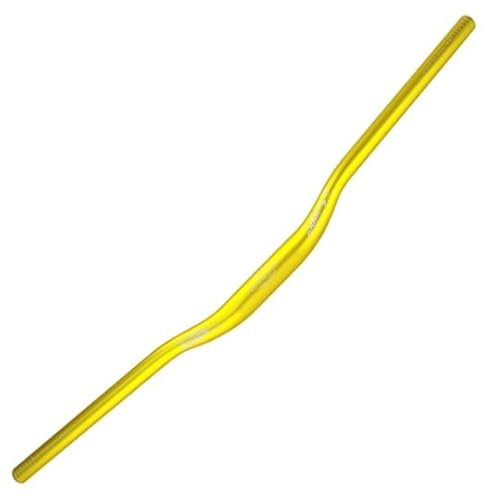 FukkeR MTB Mountainbike Fahrrad extralanger Lenker 31.8mm 780mm Riser Bar Aluminiumlegierung Mountainbike Lenkerstange Rise 45mm für DH XC AM FR (Color : Gold, Size : 780mm)