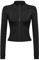 Gyabnw Funktionsshirt Damen Langarm Sportshirt Laufshirt Damen Langarm Gym Oberteil Trainingsjacke mit Daumenloch Fitness