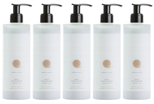 Geneva Guild Body Lotion - Körperlotion mit Pumpe (5x380ml)