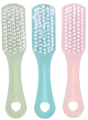 Beavorty Ensemble De 3 Brosses De Nettoyage Multifonctions en Poils PP pour La Maison Non Dommageables pour Vêtements Et Chaussures Vert