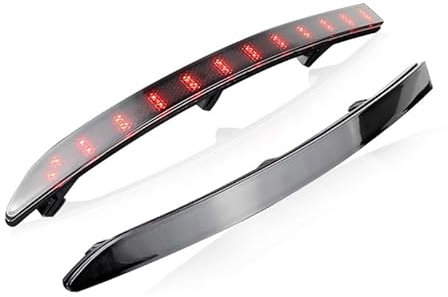 Nebelschlussleuchte,RüCkleuchten 2Pcs Fit for VW Tiguan 2007-2016 2008 2010 2011 2012 2013 2014 2015 Auto Hinten Stoßstange reflektor Objektiv Stopp Bremslichter Drehen Licht ( Color : 2PC Black Lens