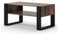 Vicco Couchtisch Olli, Antikholz-Optik/Schwarz, 92 x 52,4 cm mit Ablage