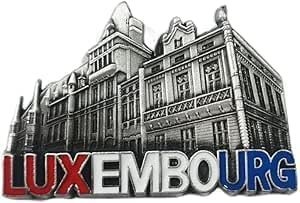 Luxemburgischer 3D-Kühlschrankmagnet, Souvenir, Geschenk, Metalllegierung, handgefertigt, Luxemburg-Kühlschrankmagnet, Dekoration für Zuhause und Küche