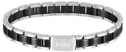 BOSS Jewelry Pulsera de Eslabones para Hombre Colección METAL LINKS ESSENTIALS Bicolor - 1580665