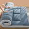 Japanese futon,faltbare matratze,futon,Campingsofa,klappmatratzem,futonbett,camping couch,bodenmatratze,tatami matte,futon matratze,gästematratze,faltmatratze,bodenbett 120x200(A,90*190*6cm/35*74*2.3i