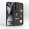 PanXCase Cover per Samsung Galaxy A55 - Custodia 3D Orsetto Sorriso Disegni Fantasia Cute Silicone, Ragazze Donne Antiurto Antigraffio Case (Black)