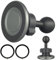 Magnetic Car Mount Cell Phone Holder with 1 inch Ball for Magsafe iPhone 16/15/14/13/12 Pro Max Car Mount Phone Holder Compatible with Ram Mounts B Size Double Socket Arm Magnetic Tablet Mount Holder